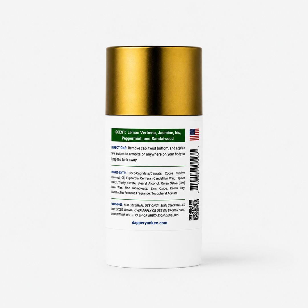 Wild Irish natural deodorant Dapper Yankee