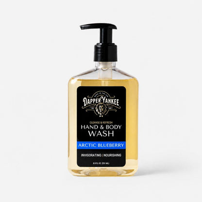 arctic blueberry hand body wash - dapper yankee