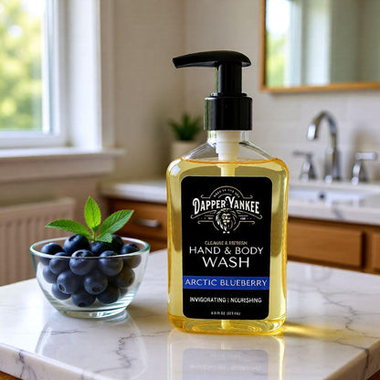 arctic blueberry body wash - dapper yankee