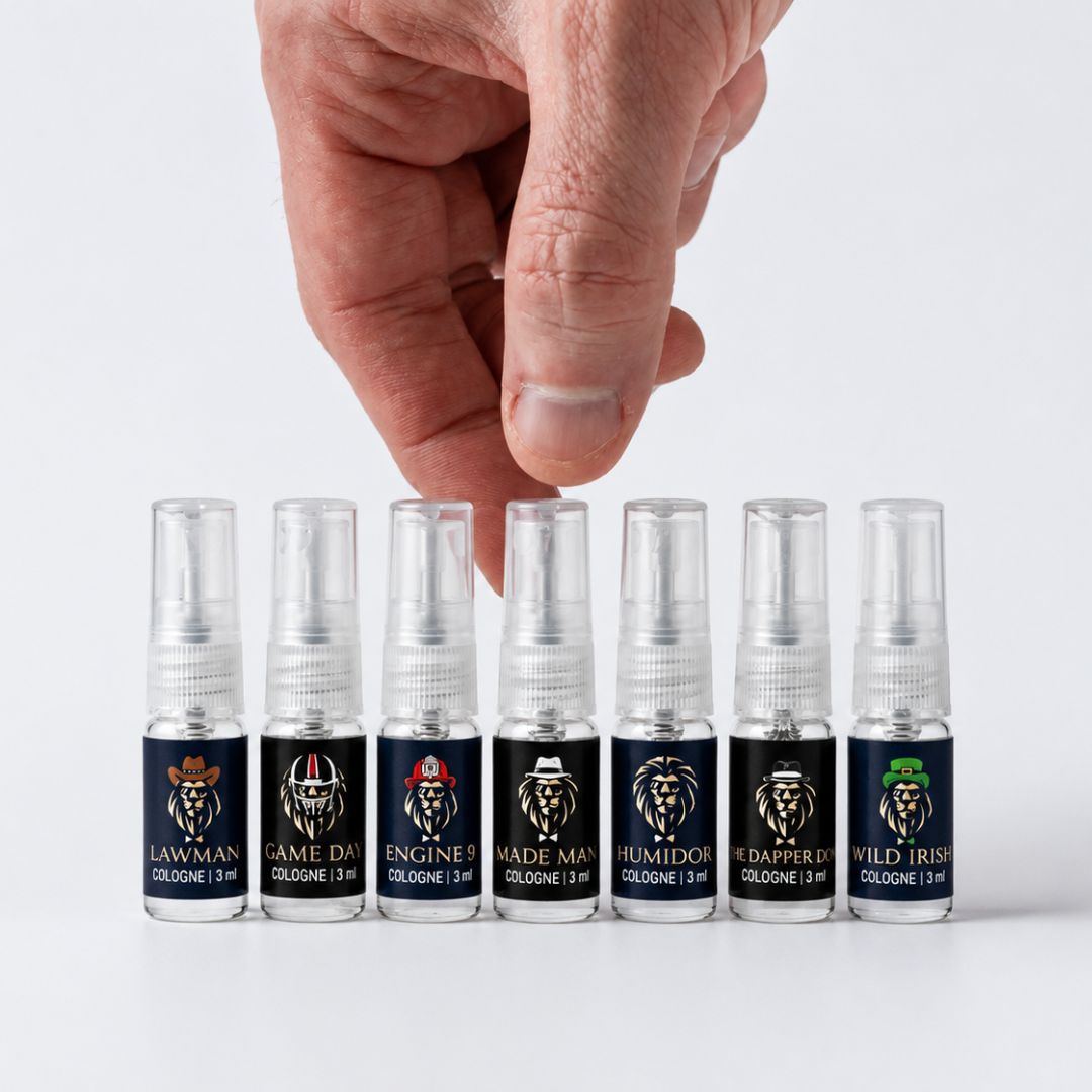 Cologne Spray Samples - Travel Size - Dapper Yankee