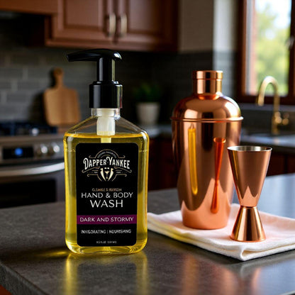 dark and stormy body wash - dapper yankee