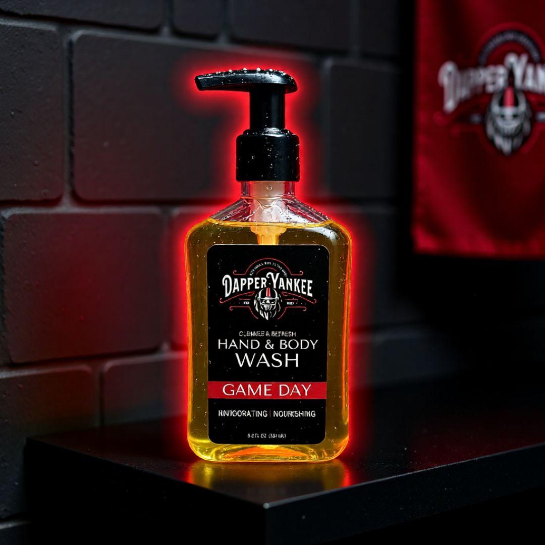 game day body wash - dapper yankee