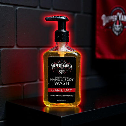 game day body wash - dapper yankee