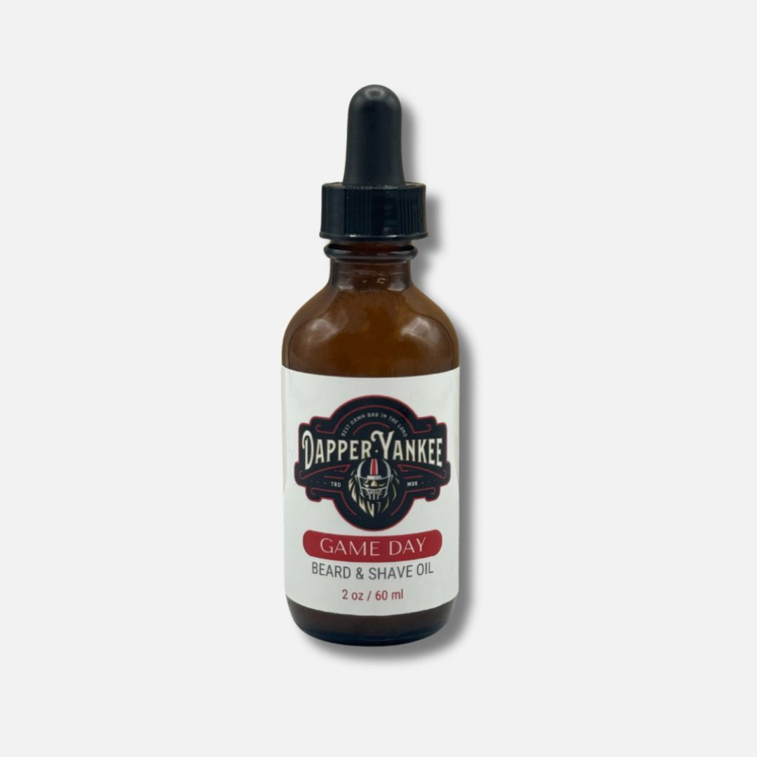 game day beard oil dapper yankee