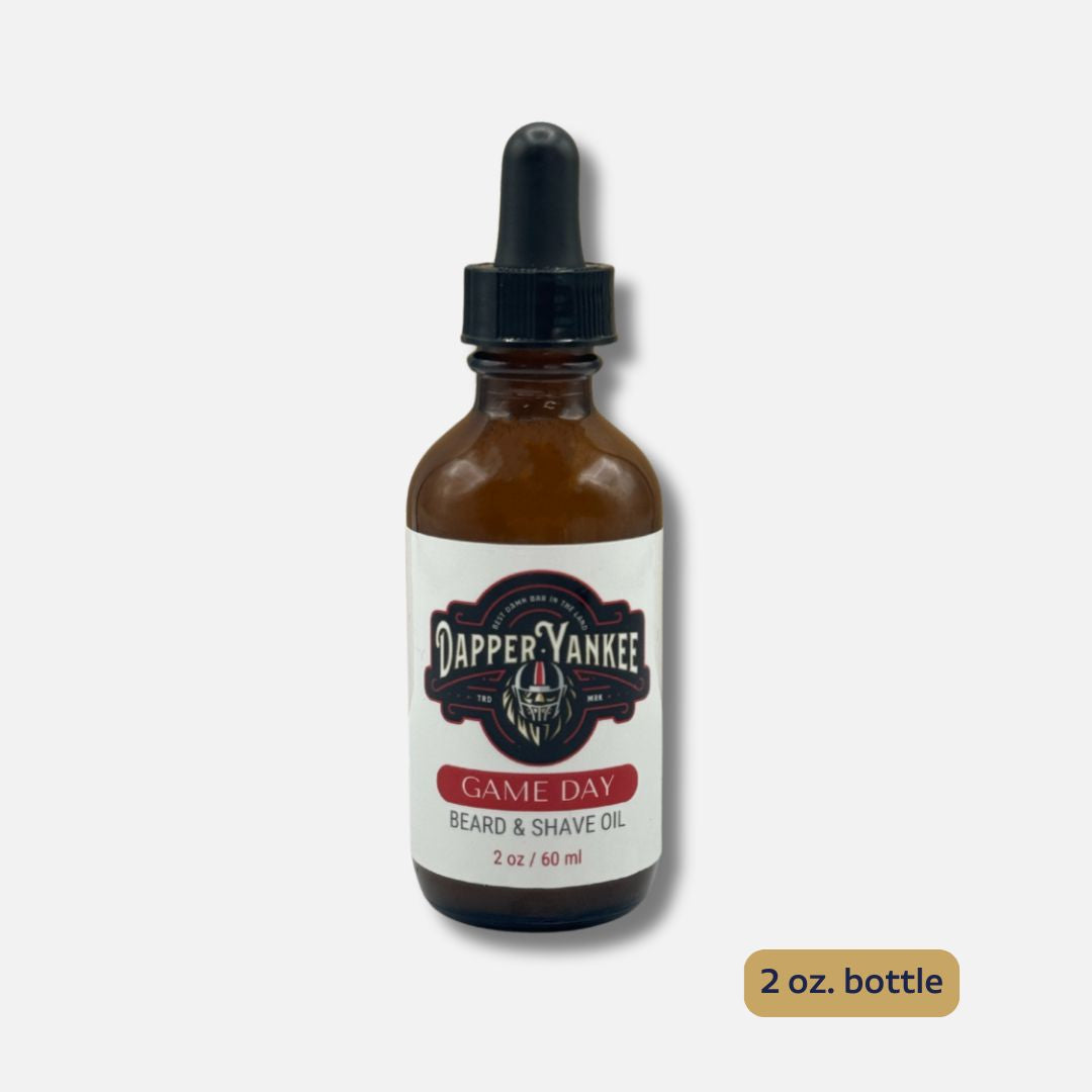 game day beard oil dapper yankee