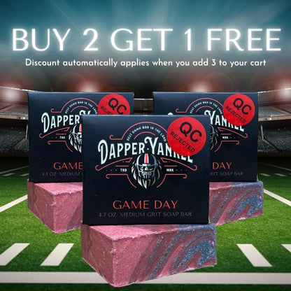 Game Day Oops batch soap special offer - Dapper Yankee