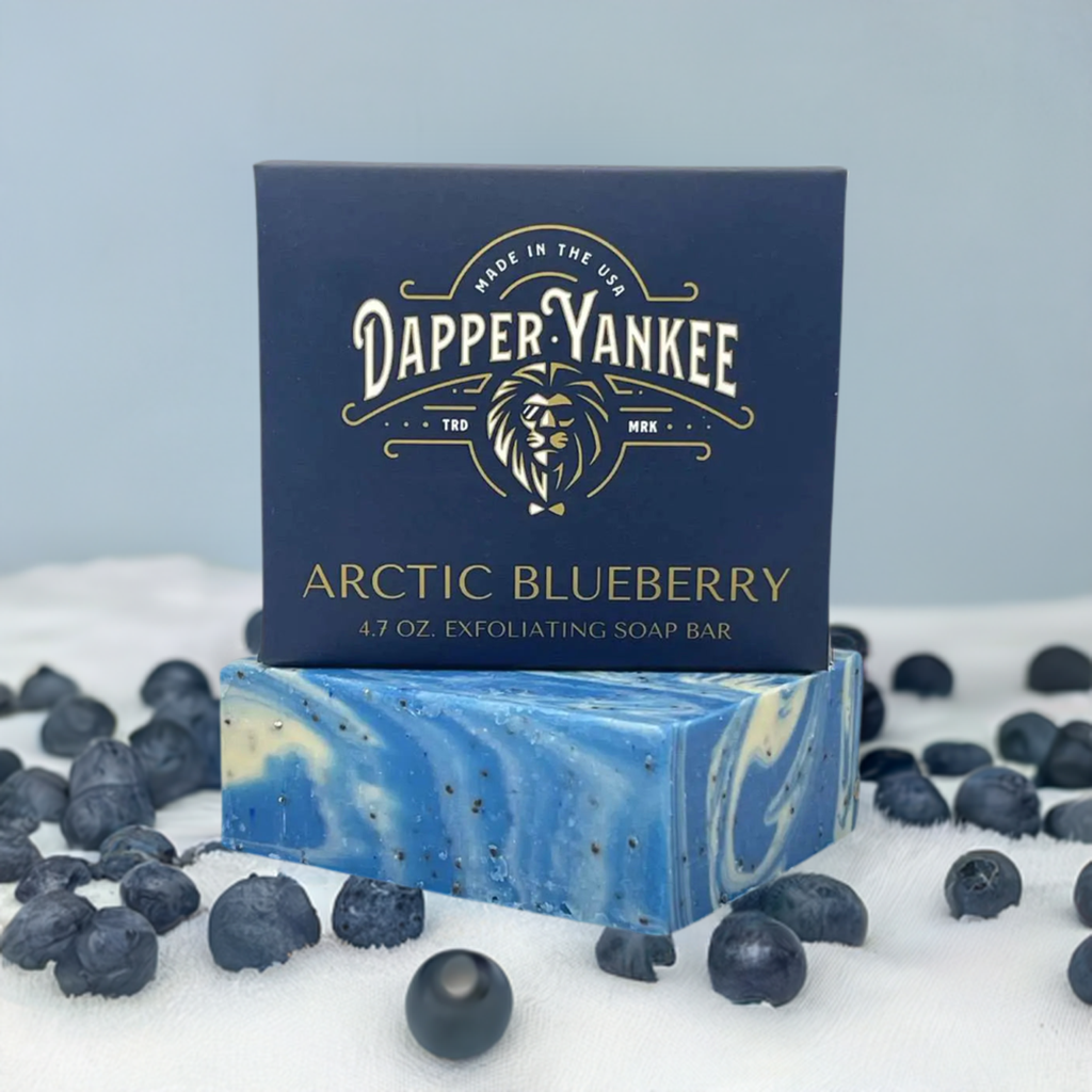 arctic blueberry soap - dapper yankee