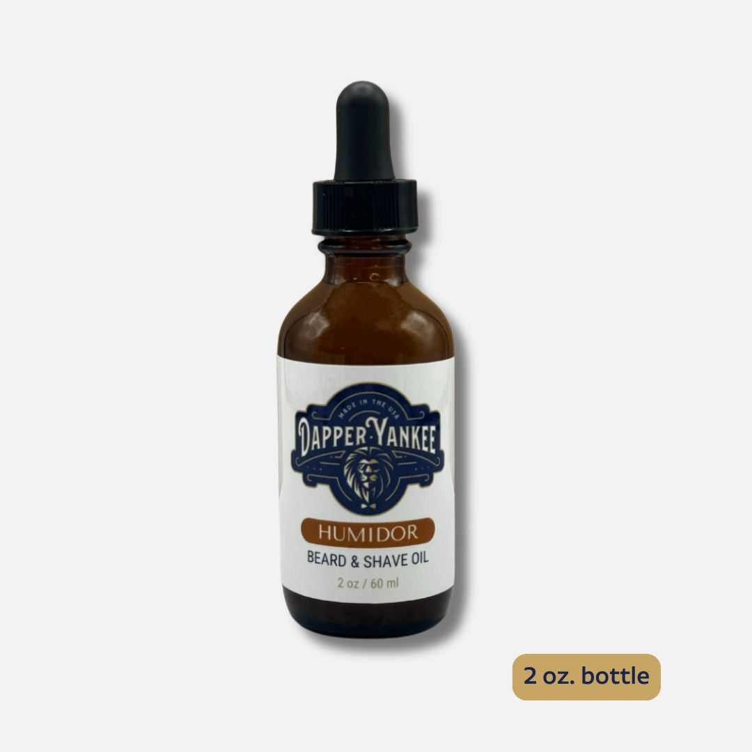 humidor beard oil dapper yankee