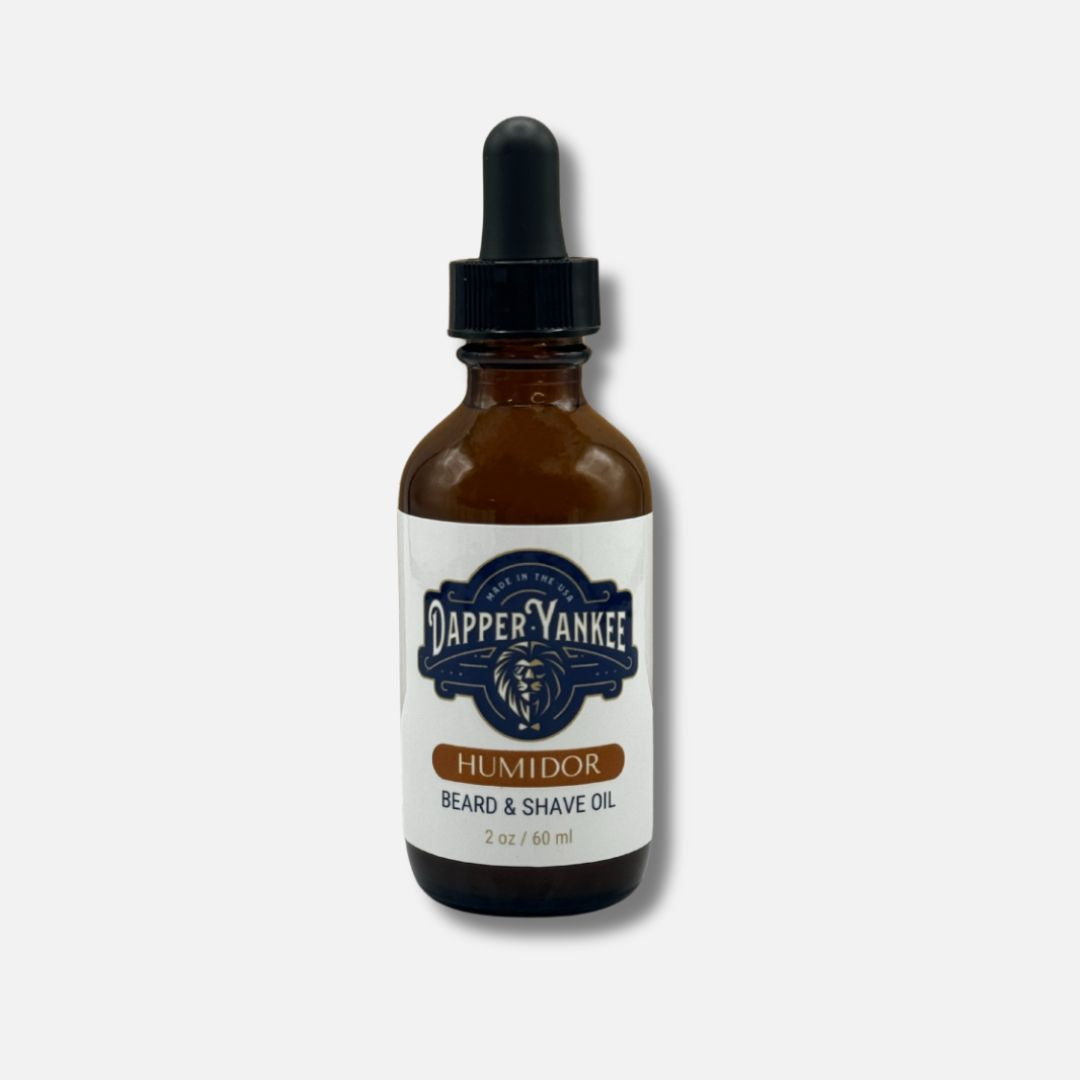 humidor beard oil dapper yankee