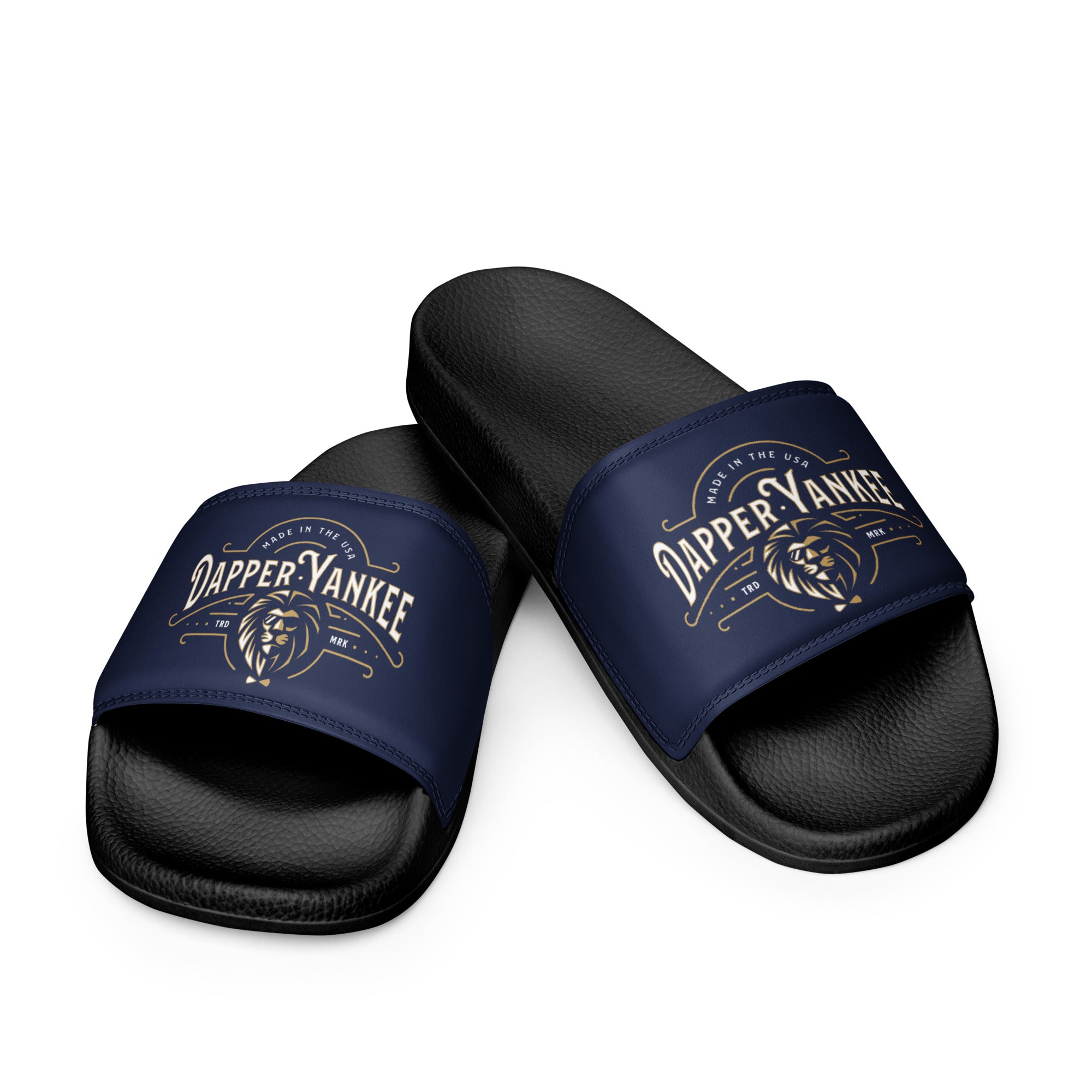 Dapper Yankee Men’s slides (blue)