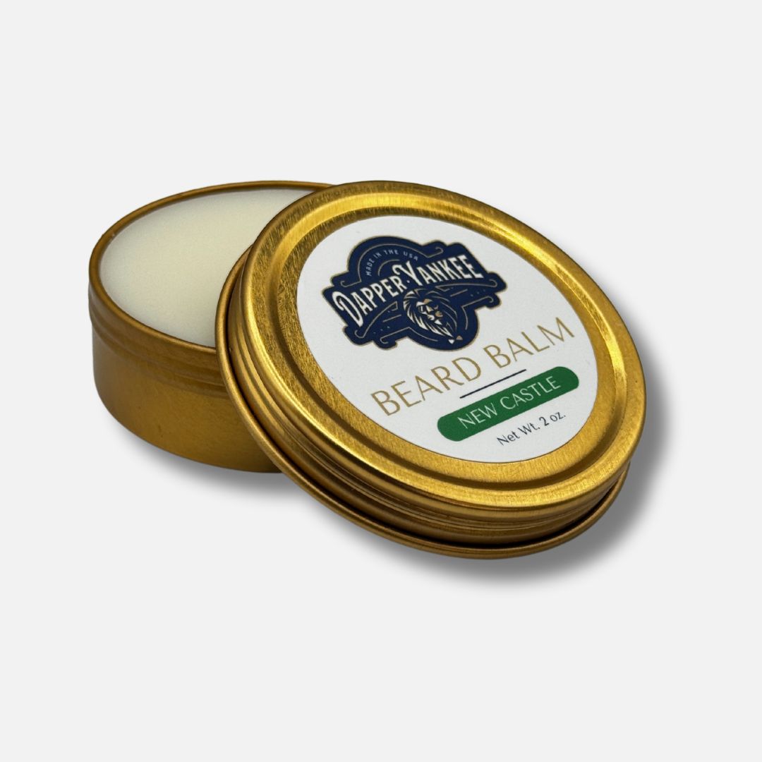 new castle beard balm dapper yankee