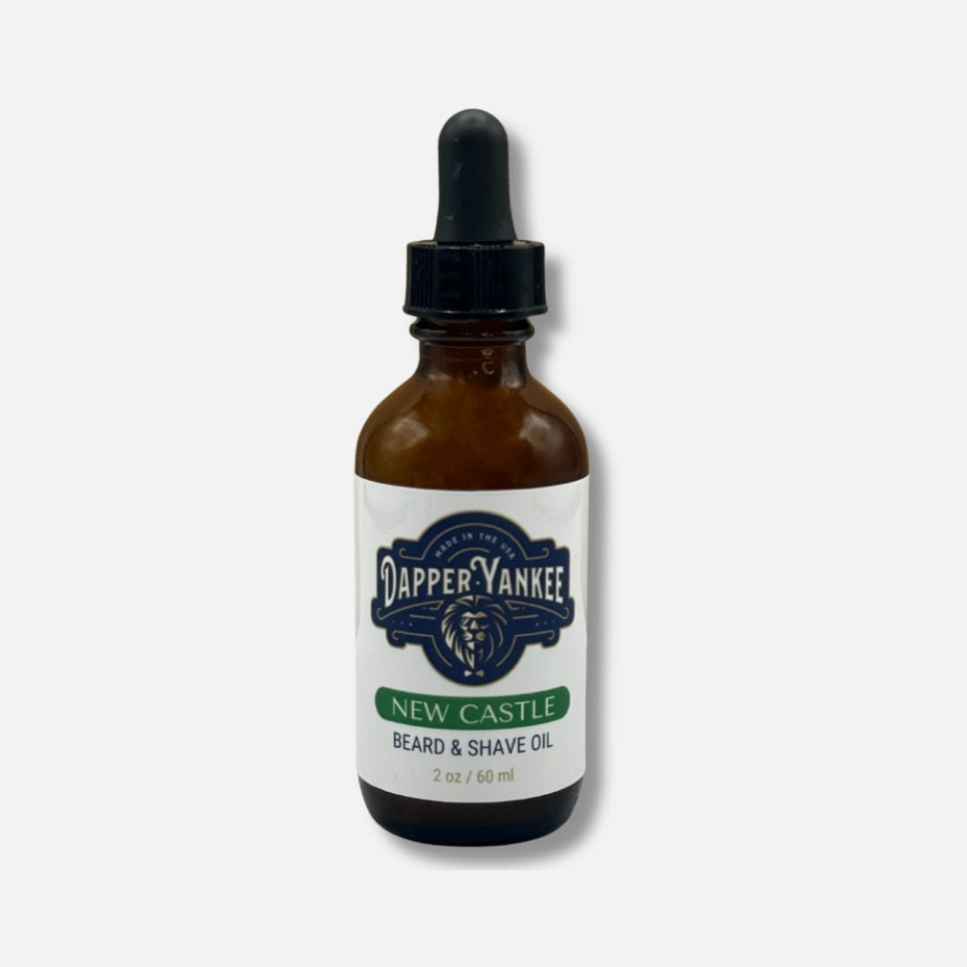 new castle beard oil dapper yankee