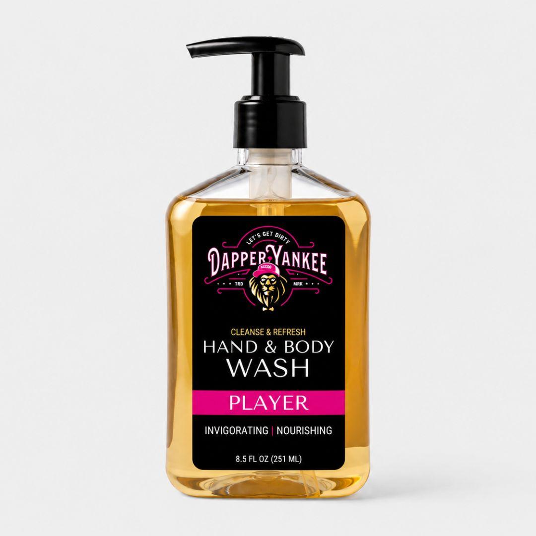 player hand body wash - dapper yankee