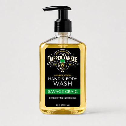 savage craic hand body wash - dapper yankee