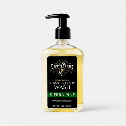 sierra pine hand body wash - dapper yankee