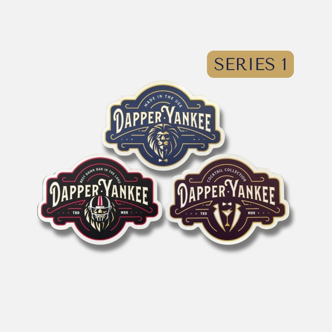 Dapper Yankee Sticker Pack - Series 1 - Logo Stickers | Dapper Yankee