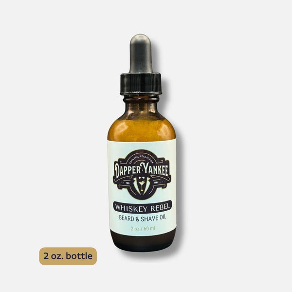 whiskey rebel beard oil dapper yankee