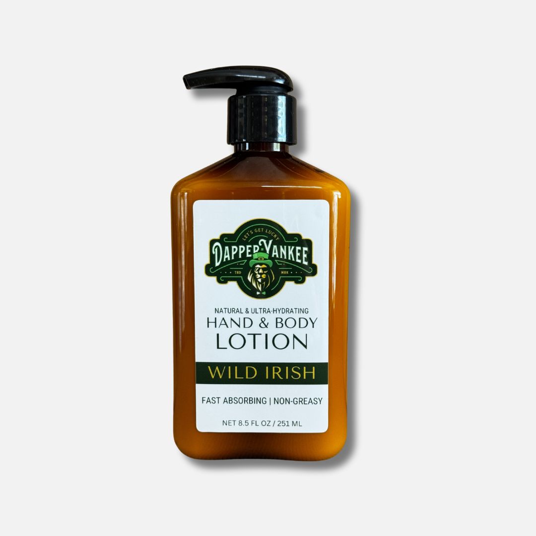 wild irish moisturizing lotion dapper yankee