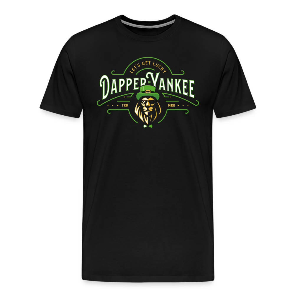 Dapper Yankee Wild Irish Men's Premium T-Shirt - black