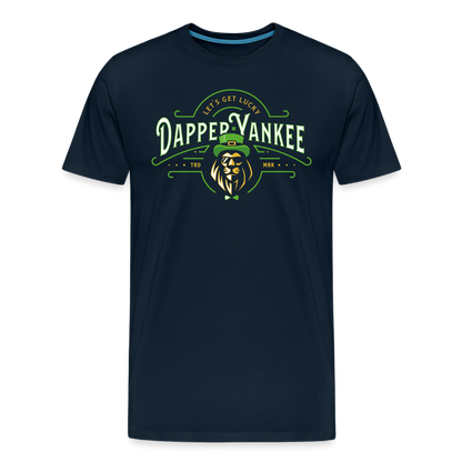 Dapper Yankee Wild Irish Men's Premium T-Shirt - deep navy