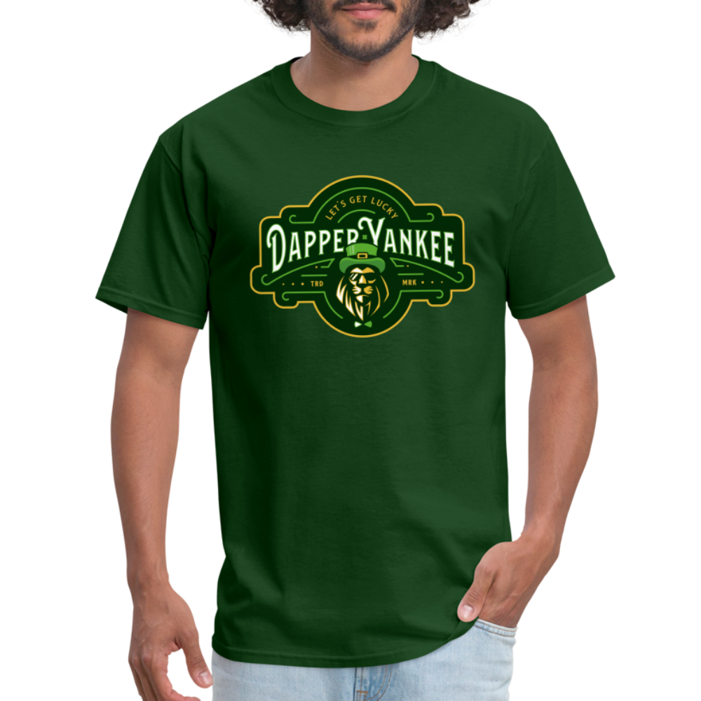 sPOD Wild Irish Logo Men's T-Shirt - Irish Shirt | Dapper Yankee Bright Green / S