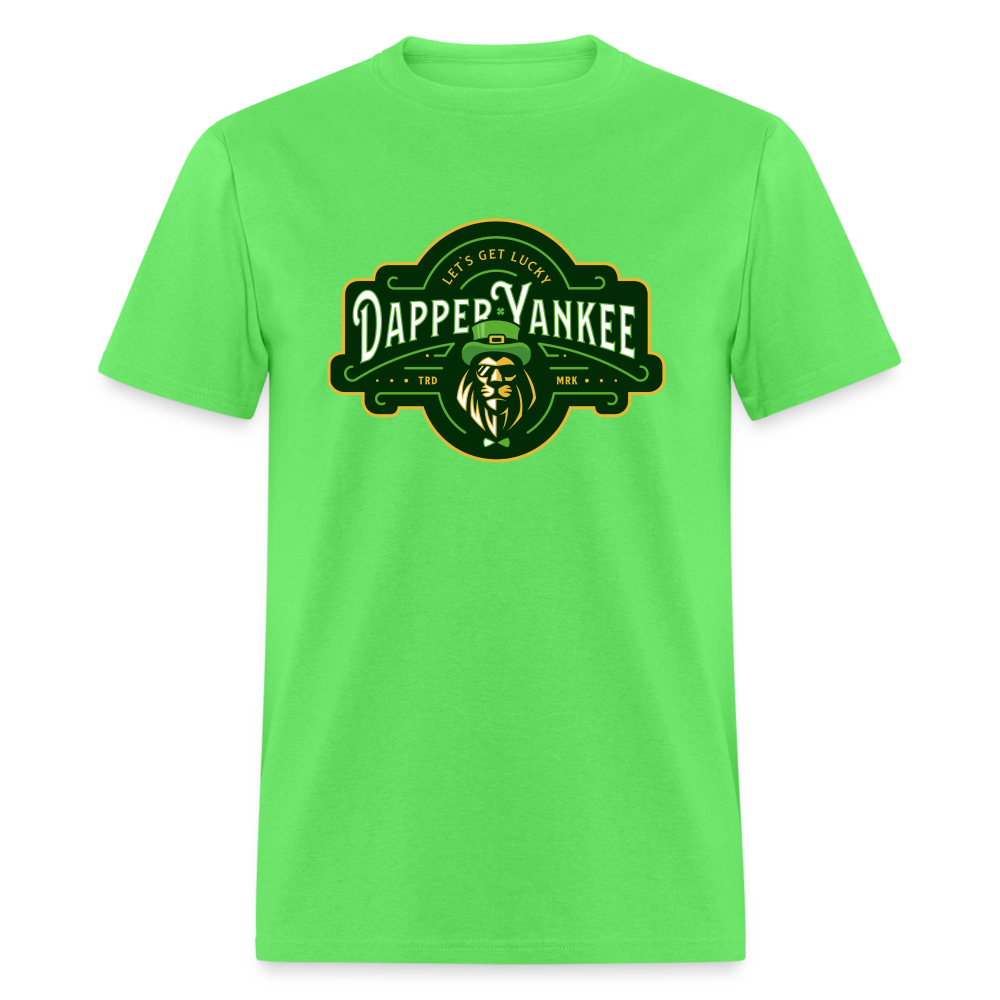 sPOD Wild Irish Logo Men's T-Shirt - Irish Shirt | Dapper Yankee Bright Green / S